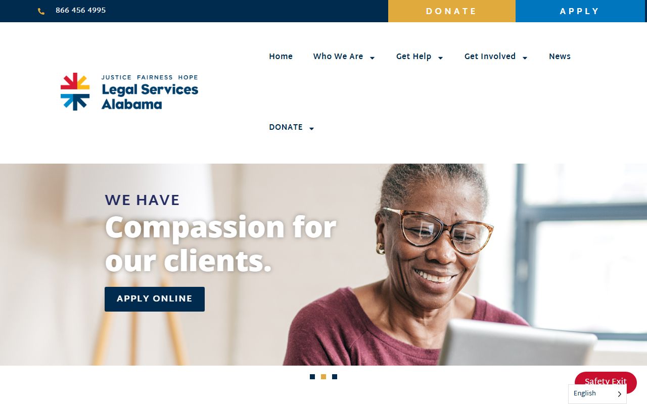 Legal Services Alabama statewide civil legal aid linked from Mobile County resources