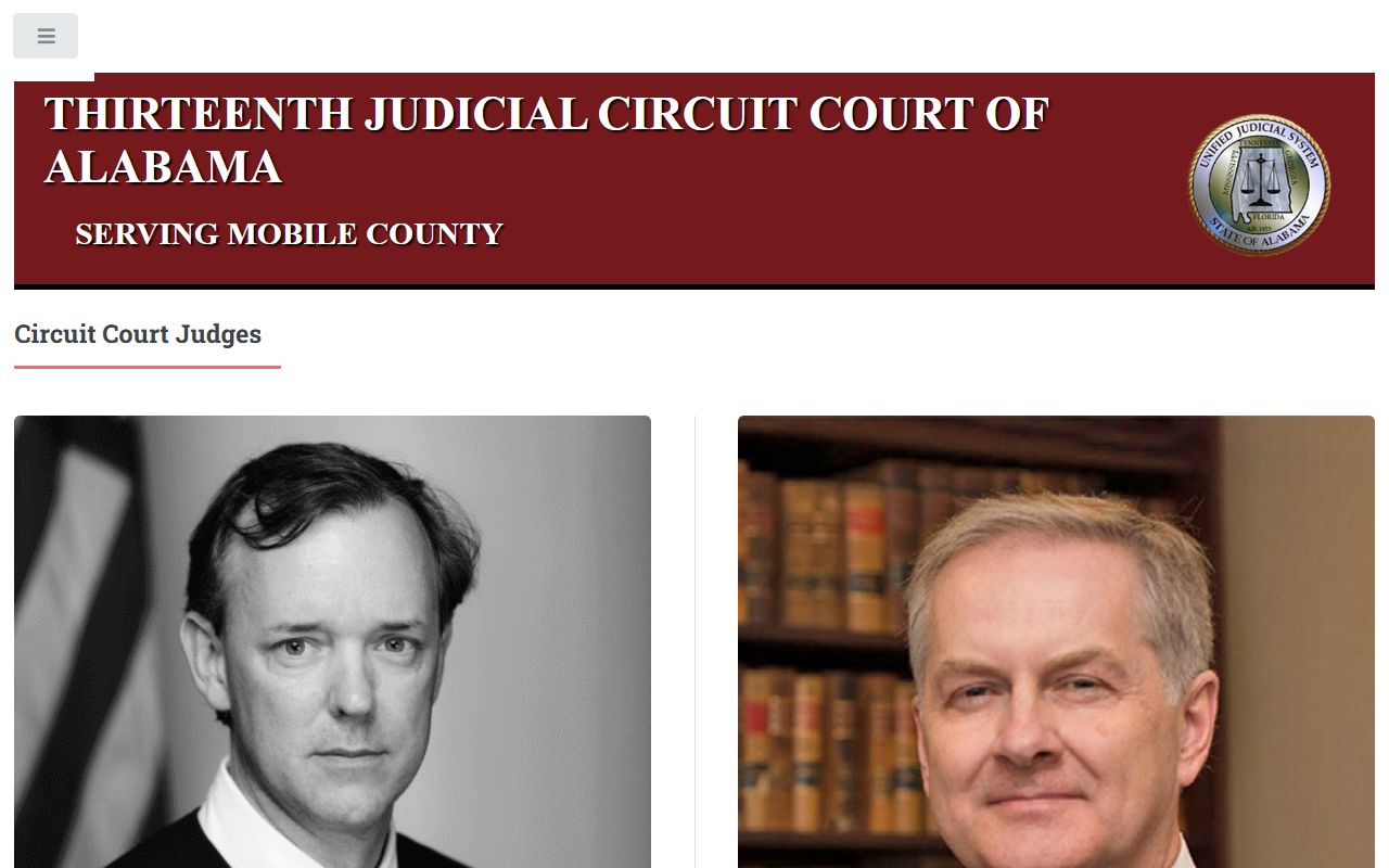 Mobile County Circuit Judges list
